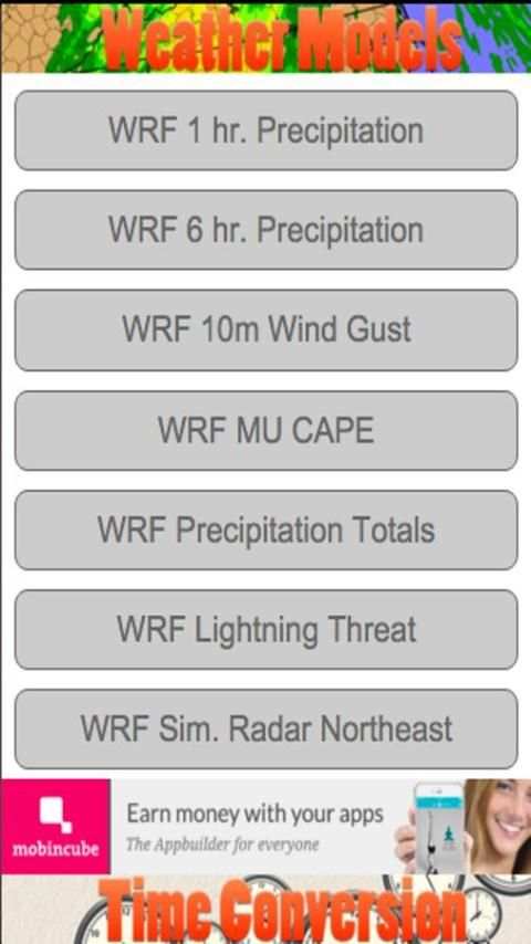 Weather Models screenshot 1