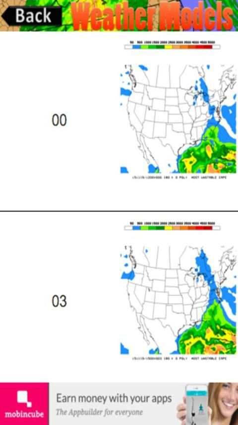 Weather Models screenshot 2