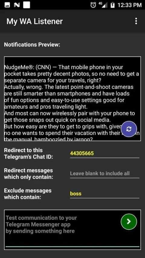 WhatsApp to Telegram Redirector screenshot 10