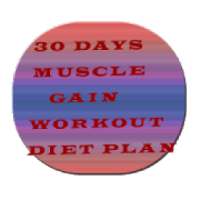 30 Days muscle gain plan on 9Apps