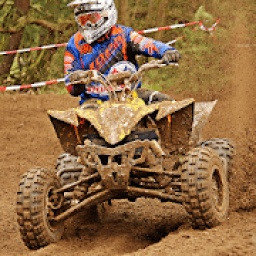 Quad Bike ATV Racing Wallpaper आइकन