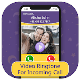 Full Screen Video Ringtone For Incoming Call 2018 आइकन