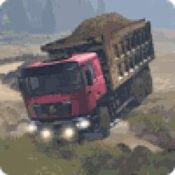 Truck Driver Operation Sand Transporter