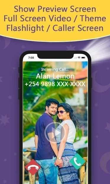 Full Screen Video Ringtone For Incoming Call 2018 स्क्रीनशॉट 7