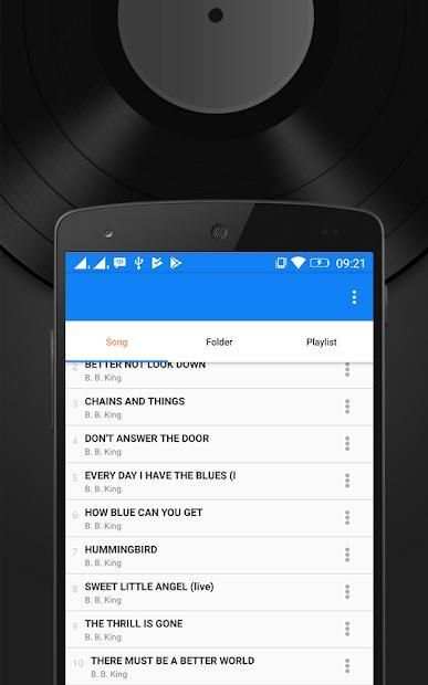 Blue Music Mp3 Player screenshot 3