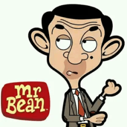 ikon Mr Bean Skidding