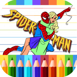 ikon Coloring Book for Spider hero