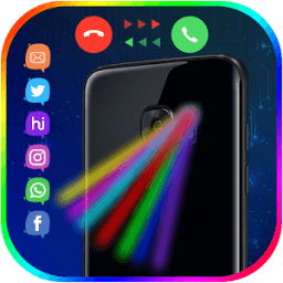 Color Caller Screen -Color Flash Alert On SMS&amp;Call आइकन