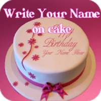 ikon Cake with Name wishes - Write Name On Cake