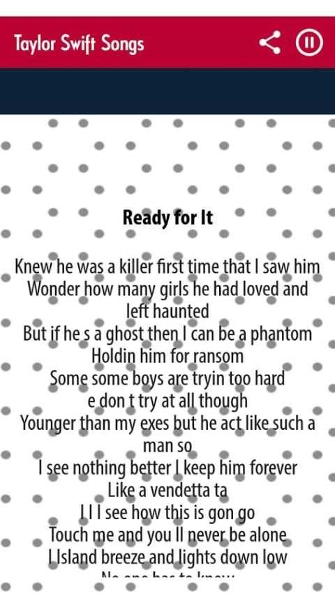 Taylor Swift Songs screenshot 1