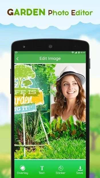 Garden Photo Frames & Photo Editor скриншот 2