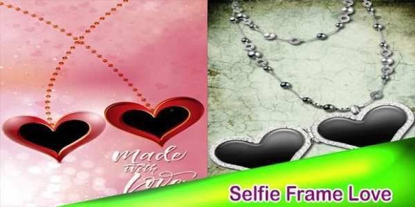 Locket frame love Stickers Montage 1 تصوير الشاشة