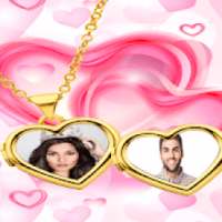 Locket frame love Stickers Montage on 9Apps