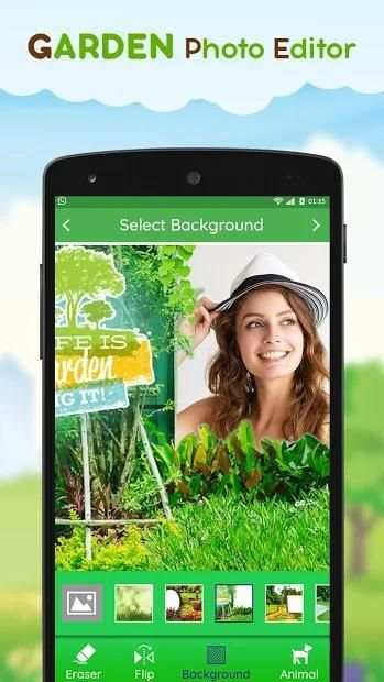 Garden Photo Frames & Photo Editor скриншот 3