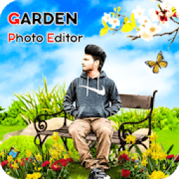 Garden Photo Frames &amp; Photo Editor आइकन