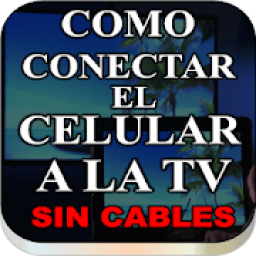 ikon Como conectar el celular al tv