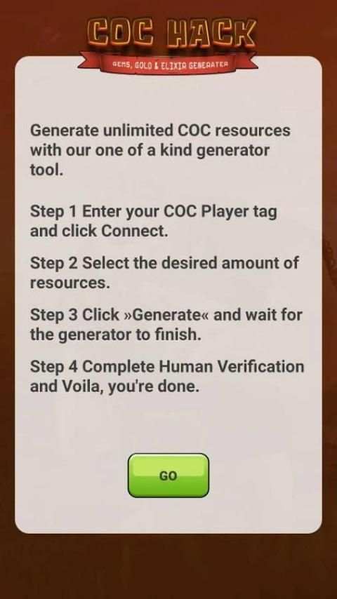 Hack for Clash OF Clans Unlimited free gems(prank) screenshot 5