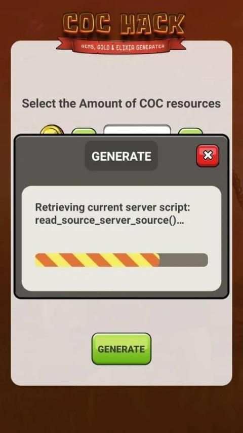 Hack for Clash OF Clans Unlimited free gems(prank) screenshot 1
