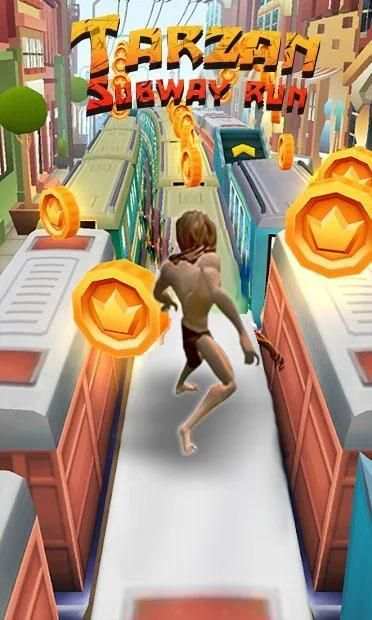 Subway Tarzan Adventure run! screenshot 1