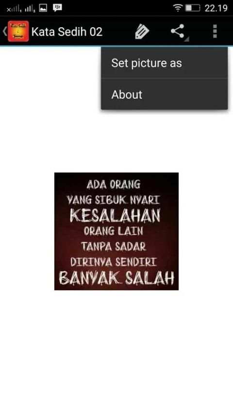 DP Kata Sedih 2 تصوير الشاشة