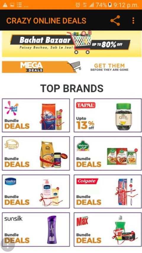Online Shopping App - Crazy Deals screenshot 1