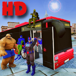 ikon Superhero Passenger Bus Driving Simulation Game