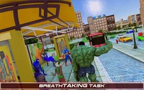 Superhero Passenger Bus Driving Simulation Game screenshot 11