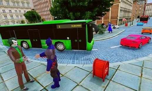 Superhero Passenger Bus Driving Simulation Game screenshot 28