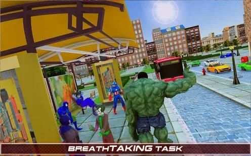 Superhero Passenger Bus Driving Simulation Game screenshot 24
