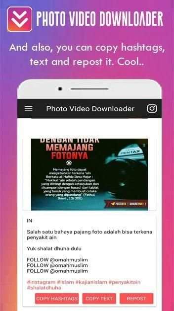 Download Foto dan Video untuk Instagram screenshot 1