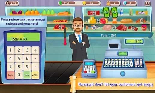 Supermarket Cash Register Sim: Manager & Cashier screenshot 23