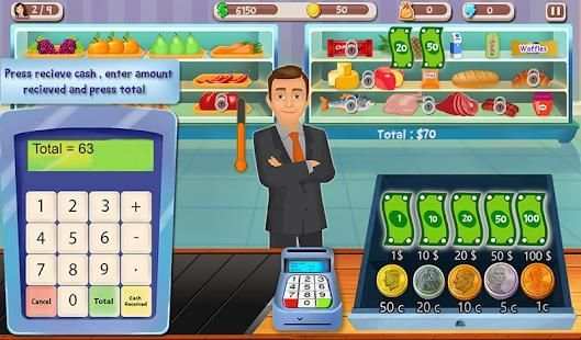 Supermarket Cash Register Sim: Manager & Cashier screenshot 8