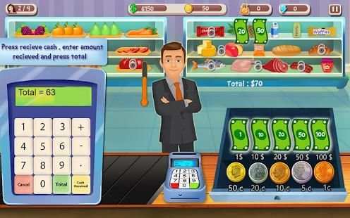 Supermarket Cash Register Sim: Manager & Cashier screenshot 16