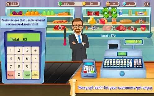 Supermarket Cash Register Sim: Manager & Cashier screenshot 15