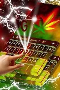 Rasta Theme Keyboard screenshot 4