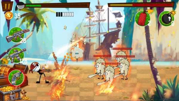 Stickman Warriors: Cartoon Wars screenshot 3