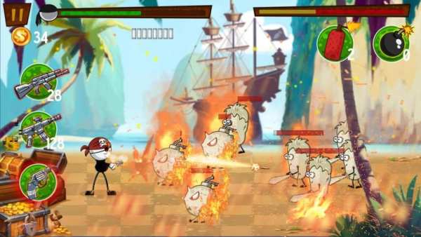 Stickman Warriors: Cartoon Wars screenshot 4