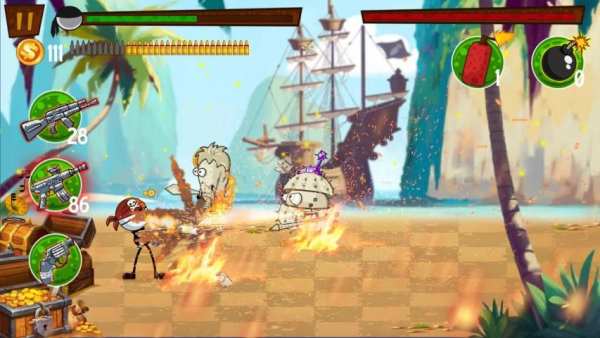 Stickman Warriors: Cartoon Wars screenshot 1