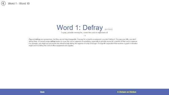 Verbal Advantage - Level 3 screenshot 5