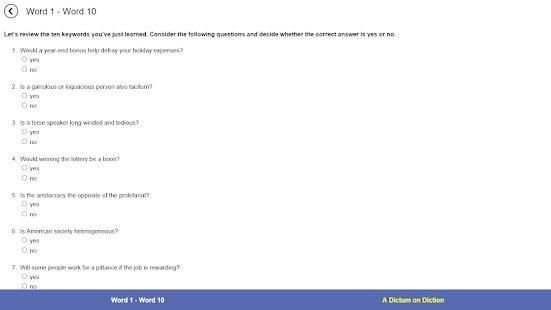 Verbal Advantage - Level 3 screenshot 3