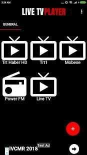 IPTV Live TV Player screenshot 1
