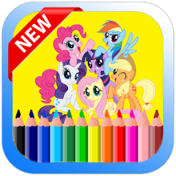 Little Pony Coloring Books आइकन