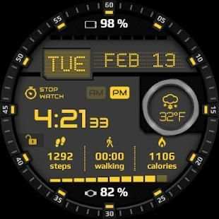 Digitec Watch Face स्क्रीनशॉट 3