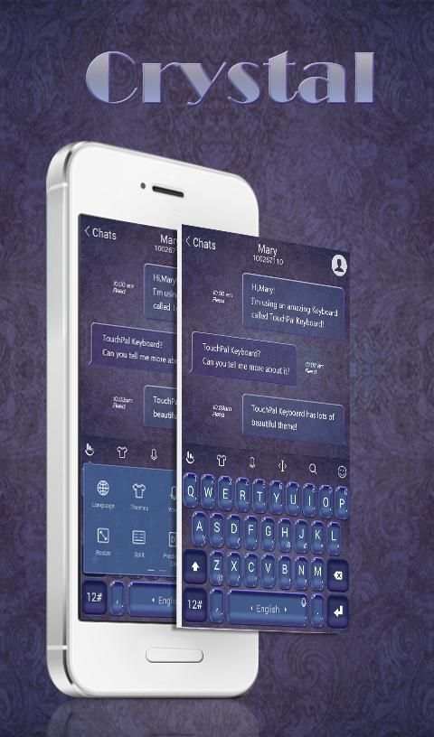 TouchPal Crystal Keyboard screenshot 1