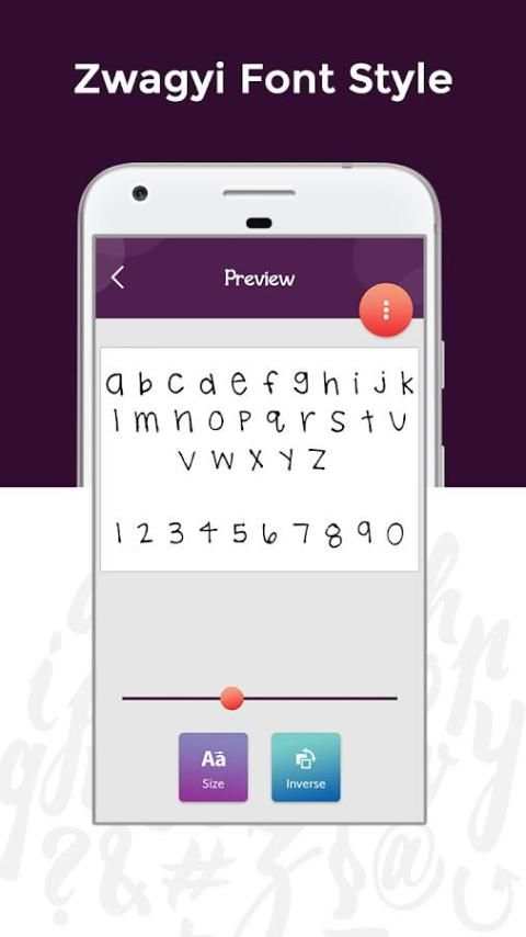 Zawgyi Fonts Free 3 تصوير الشاشة