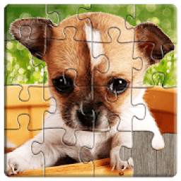Dogs Jigsaw Puzzles Game - For Kids & Adults *