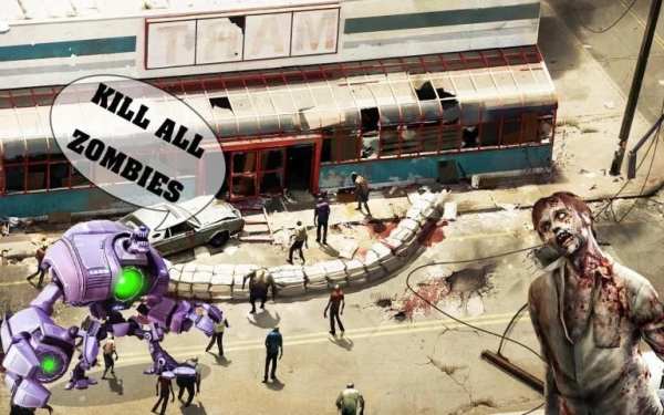 Robot Zombie Shooting : Transform Fighting War screenshot 4