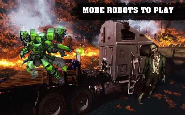 Robot Zombie Shooting : Transform Fighting War screenshot 3