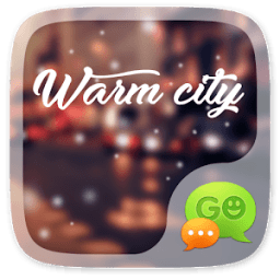 ikon GO SMS WARM CITY THEME