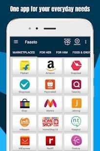 All in One Shopping, Recharge, News, Email, Social screenshot 1